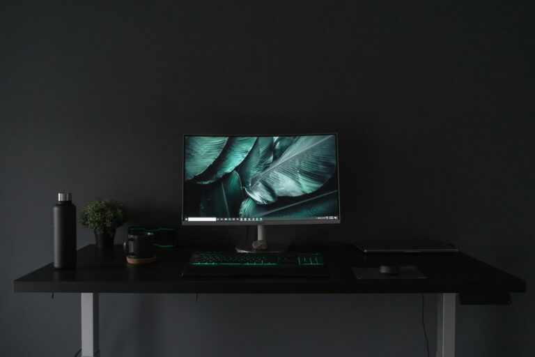 Computer screen text